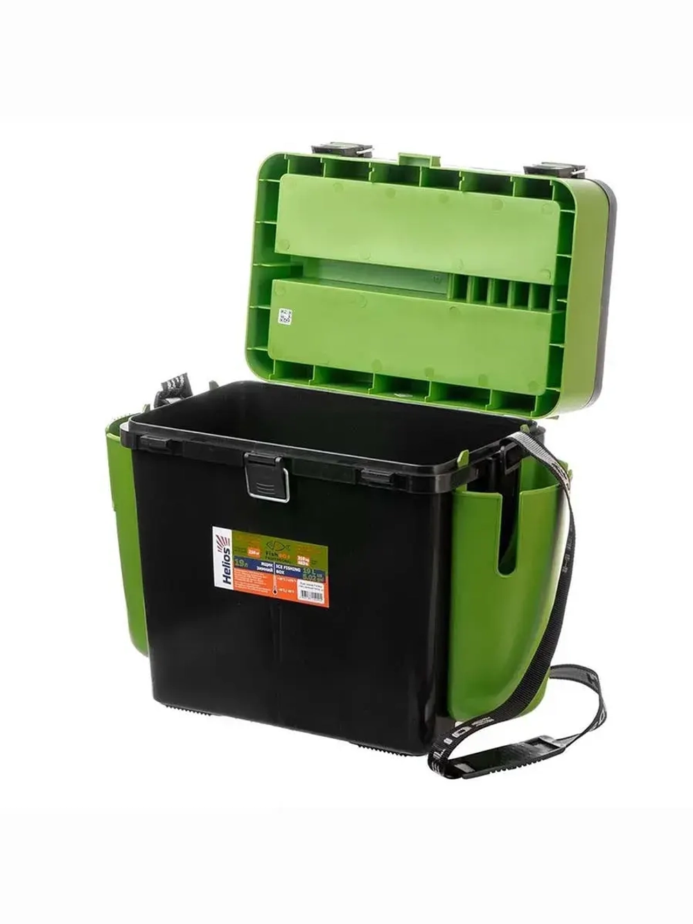Ящик для зимней рыбалки Helios FishBox (10л) оранжевый