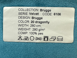 Бархат Brugge dragonfly (Брюгге драгонфлай) 20