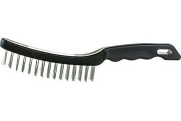 Щетка SPARTA 3-рядная металлическая с пластмассовой ручкой// 748655