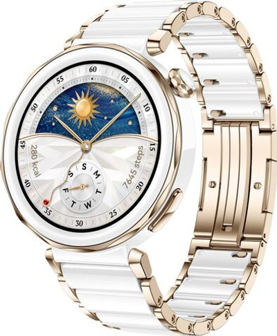 Смарт-часы Huawei Watch GT 5 Pro Jana-B29C,  42.49мм,  1.32",  белый