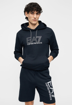 EA7 Emporio Armani UNISEX - Толстовка с капюшоном - Синий