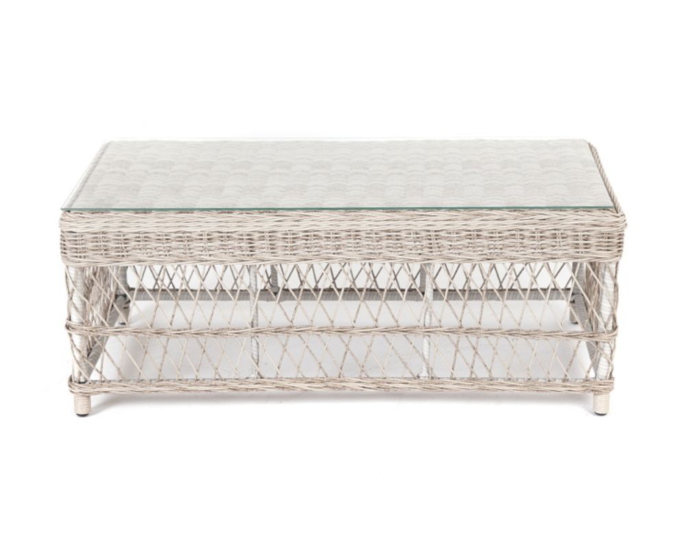 "Гранд Латте" стол журнальный из искусственного ротанга, цвет бежевый