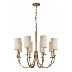 Люстра Cloyd LONSDALE C8 / Ø67 см - латунь (арт.10042)