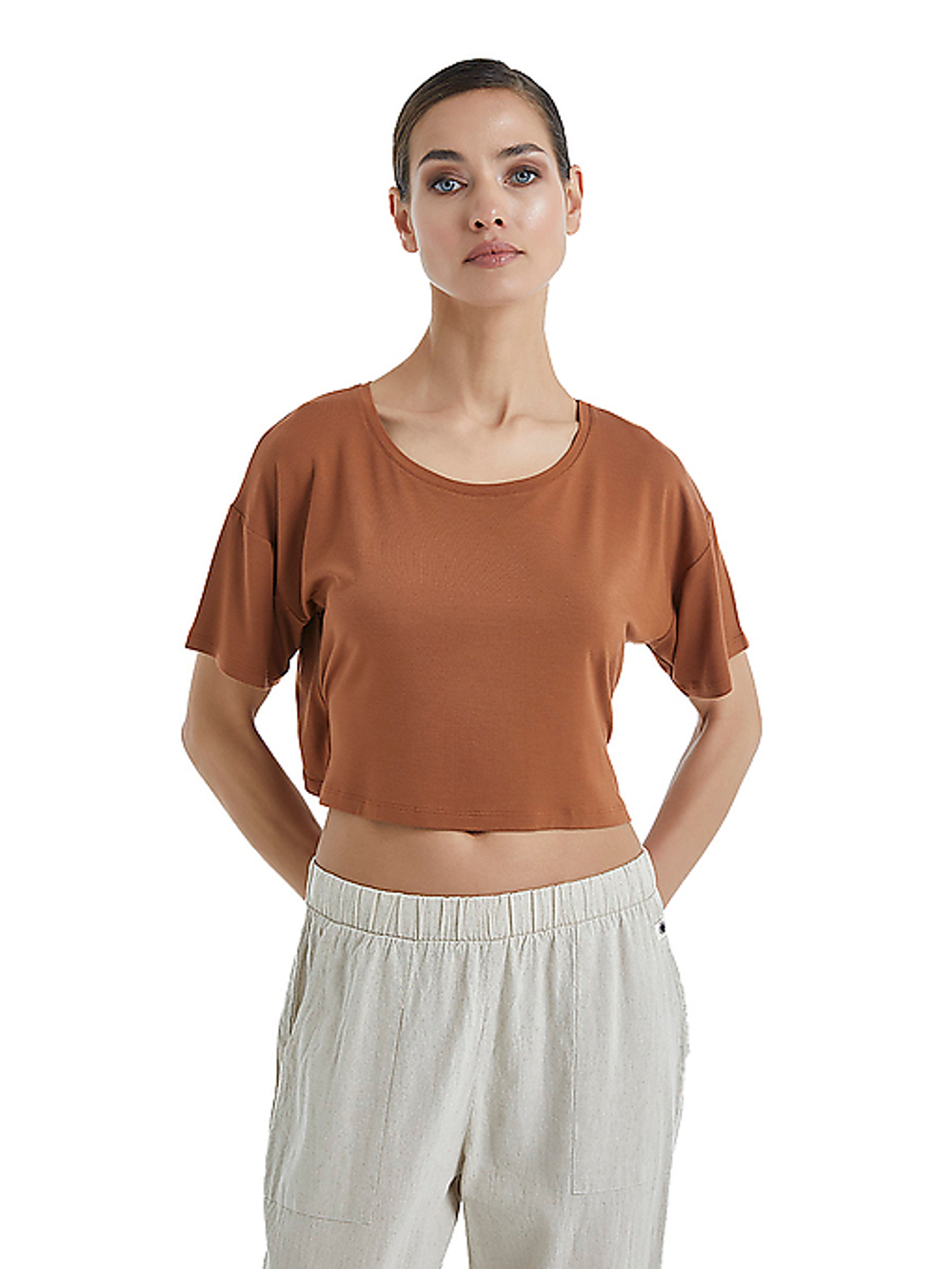 Футболка женская Bohemian Retro Stripes Loungwear
