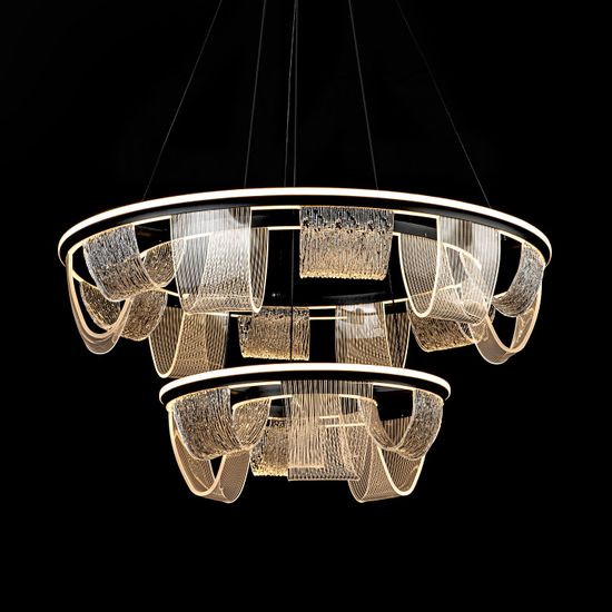 Подвесной cветильник LED4U L7706-800-460 BK