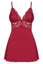 Коротенький бэби-долл с кружевным верхом (Размер: L-XL) (Цвет: белый)