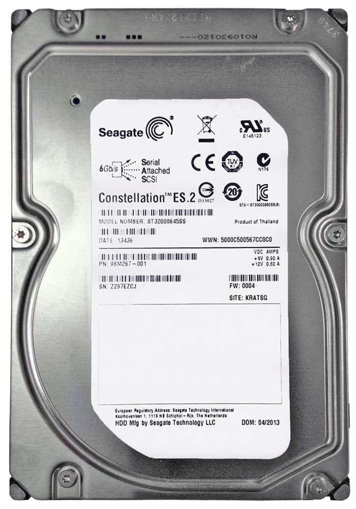 Жесткий диск Seagate Constellation 2TB 6G SAS 7.2K-rpm SAS 3.5&quot; ST32000645SS
