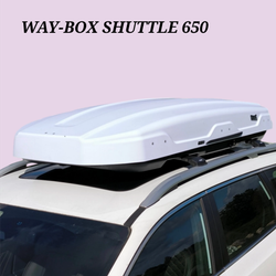 Автобокс Way-box Shuttle 650 литров белый 228*100*35 см.