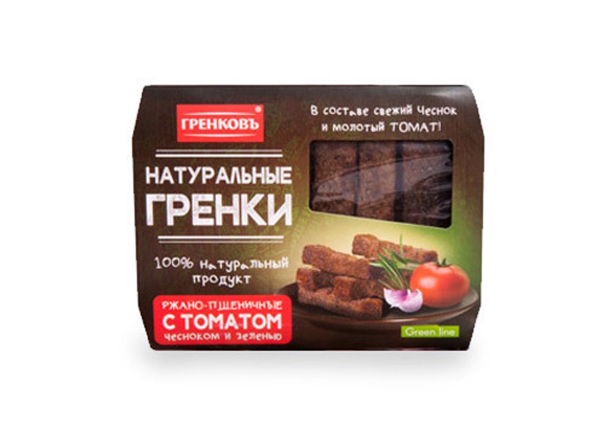 Гренки ржано-пшеничные "Гренковъ", 70г