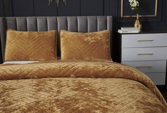 Фернанд (горчичное) Покрывало 240х260