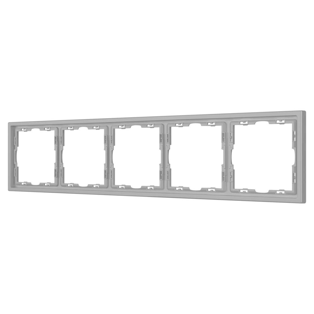 Рамка пластиковая FRM-NOBE-SFPL-5-IS (Arlight, Никель) 059463