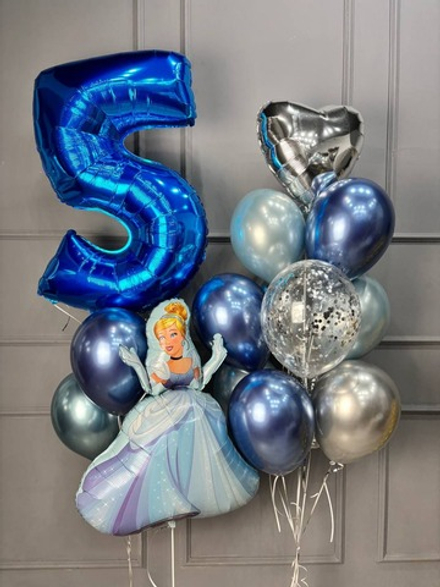 Набор воздушных шаров Принцесса на 5 лет