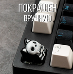Кастомный кейкап "Котик белый"