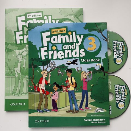 Family and Friends 3. Class Book+Workbook+2 CDs