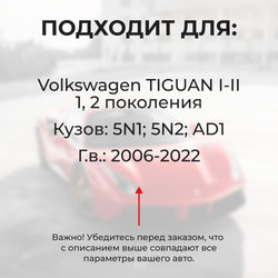 Ремкомплект ограничителей дверей Volkswagen TIGUAN (I-II) 5N1; 5N2; AD1 (2 двери, тип 14) 2006-2022