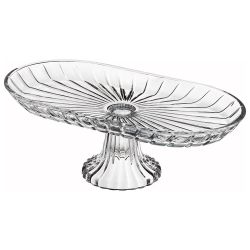 БЛЮДО НА НОЖКЕ ОВАЛЬНОЕ 33Х16Х12 СМ