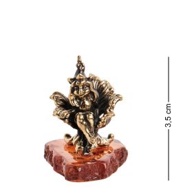 Народные промыслы AM-1910 Фигурка «Эльф» (латунь, янтарь)