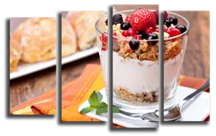 Модульная картина "Здоровый десерт"
