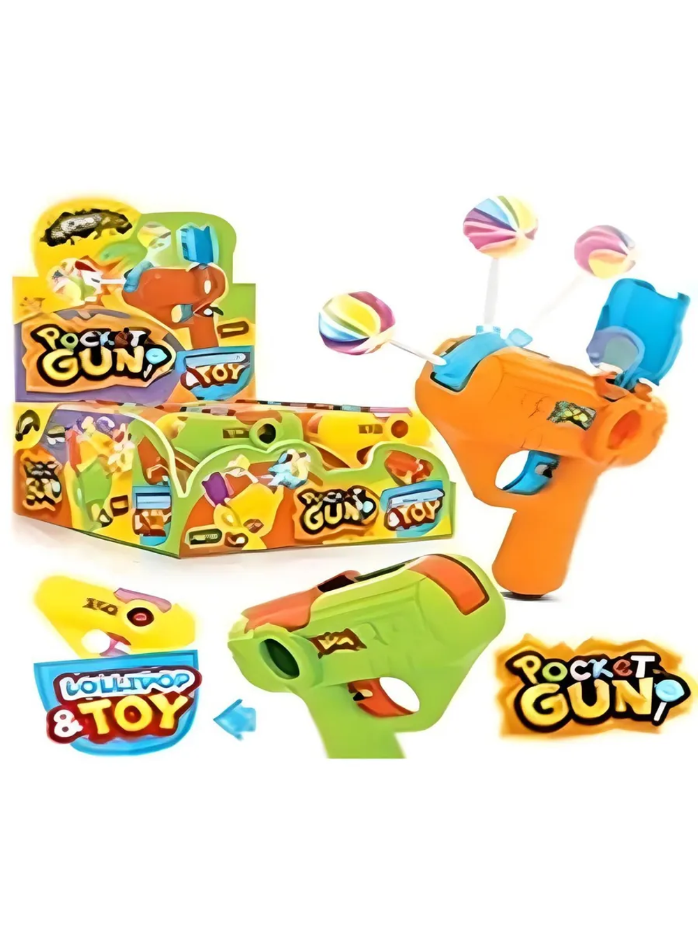 Леденец в пистолете Johny Bee (Pocket Gun Pop) 5гр