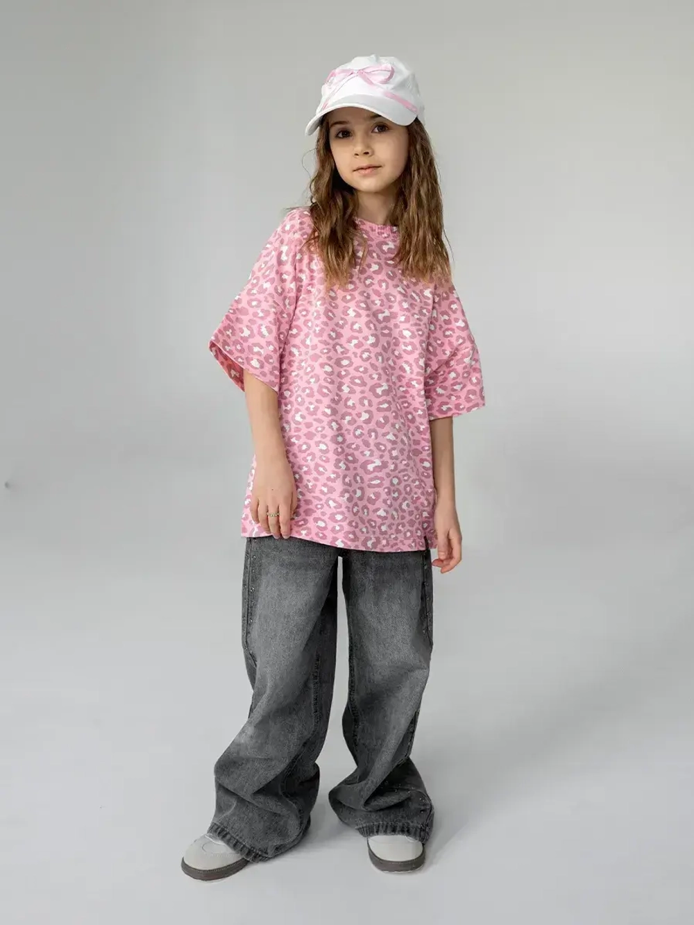 Футболка для девочки розовая