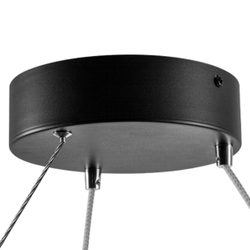 748057 Люстра SATURNO LED 75W 5800LM 70G ЧЕРНЫЙ 3000-6000K