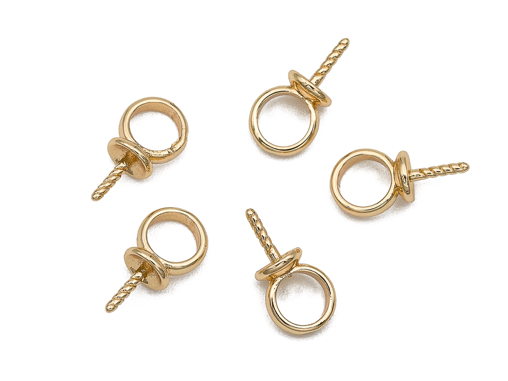 Шапочка 4х11мм, для вклейки бусин (1шт)