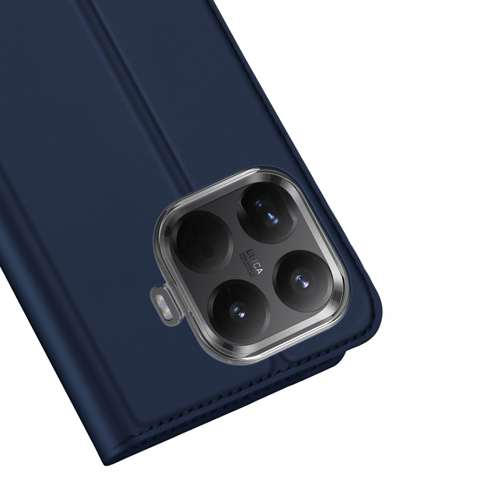 Чехол книжка синего цвета для смартфона Xiaomi 17T, серия Skin Pro Series от Dux Ducis