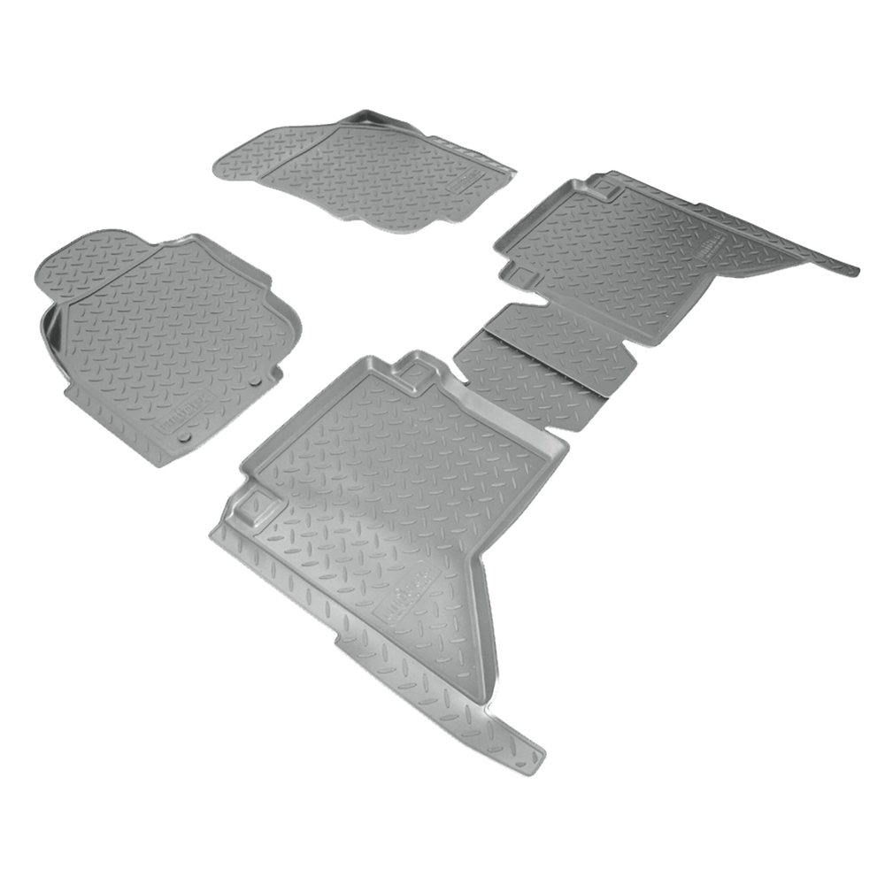 Ковры в салон Norplast/Unidec для Toyota Hilux в кузове N2 (2008-2011)Полиуретан, арт.NPL-Po-88-18-G