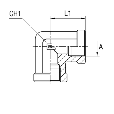Соединение PS90 BSP 1/8