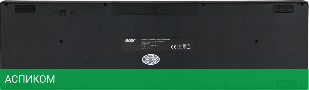 Клавиатура Acer OKR010 черный (ZL.KBDEE.003)