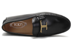 TOD"S logo-plaque leather loafers