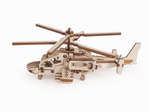 Вертолет "Акула" (Lemmo) - деревянный конструктор, сборная модель, 3D пазл