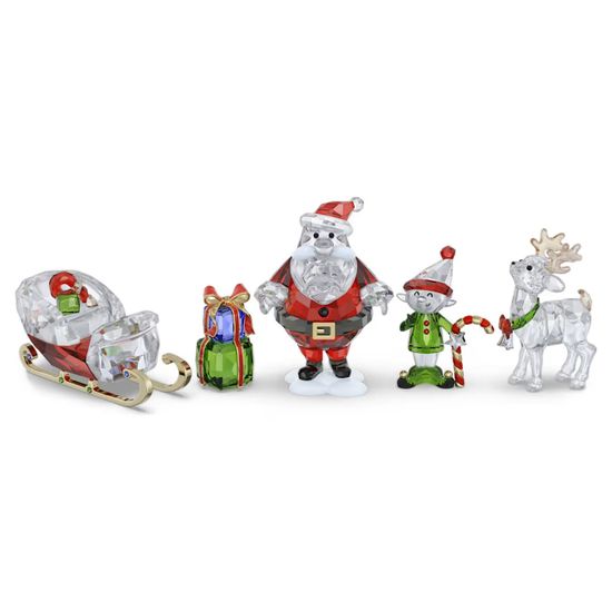 Swarovski Holiday Cheers Santa Story Set