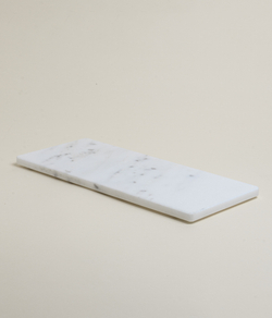 Поднос мраморный прямоугольный 13 х 30