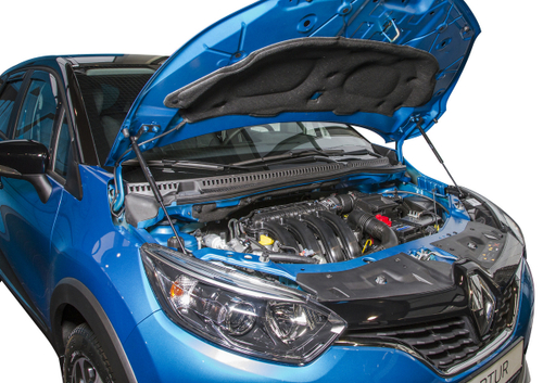 Газовые упоры капота АвтоУпор для Renault Kaptur (искл. Extreme) 2016-2020, 2 шт., UREKAP011