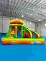 Водная горка с бассейном «Домик на пляже», 5*5*4 м