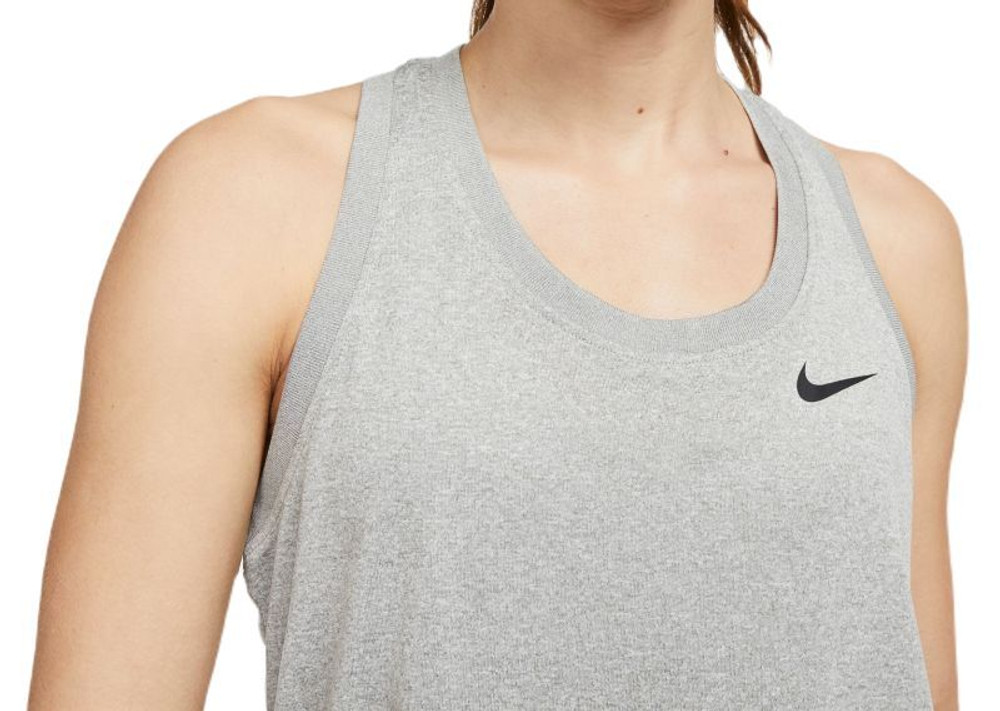 Женский топ теннисный Nike Dri-Fit Racerback Tank - серый