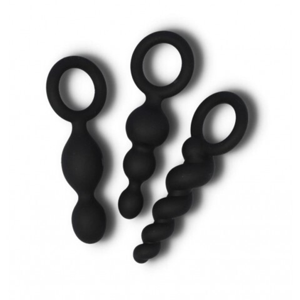 Набор анальных игрушек Satisfyer Booty Call black (набор 3 шт)