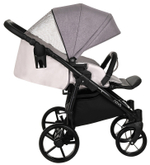 Детская коляска Tutis Novo Reflective 3 в 1 1142043 Кожа Pearl Metalic/Grey Reflective Print