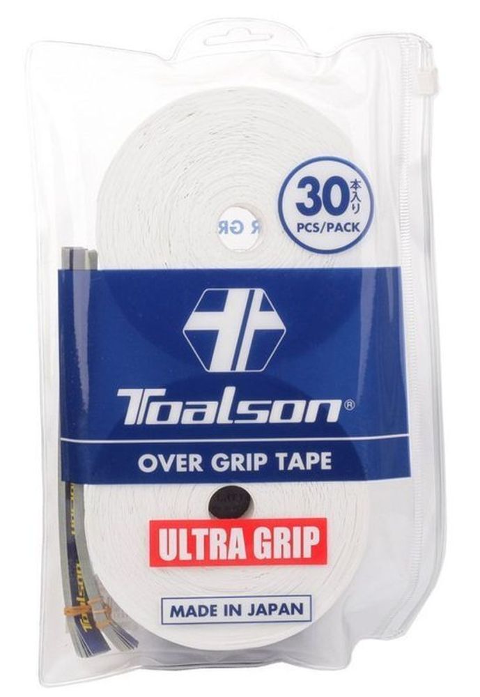 Теннисные намотки Toalson UltraGrip 30P - белый