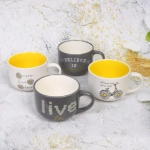 Бульонница керамическая 500мл «Ромашки»