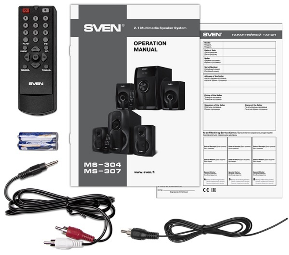 Компьютерная акустика 2.1 Sven MS-304