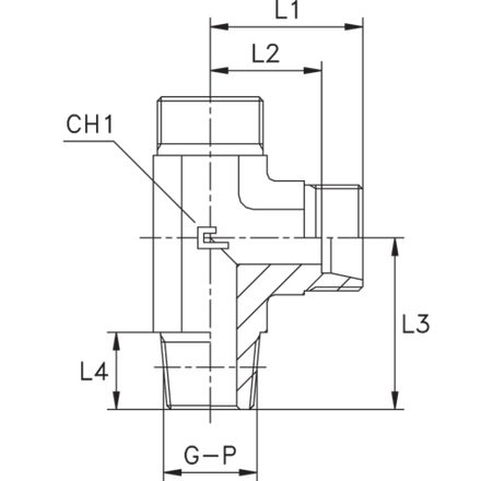 Штуцер FLC DS10 BSPT 3/8" (корпус)