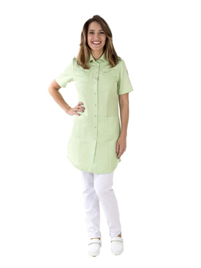 Блуза медицинская женская Доктор стиль ЛЛ 2229 Сафари , зеленый лист лайт, 50