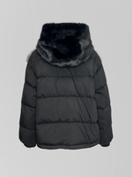 Куртка ALLURE YKE5225 с меховыми вставками и капюшоном