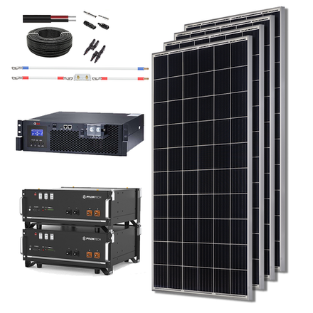 Гибридная Солнечная Электростанция 5 кВт 200Ач LiFePO4 [СЭС-3520-200-5000-LiFePO4]