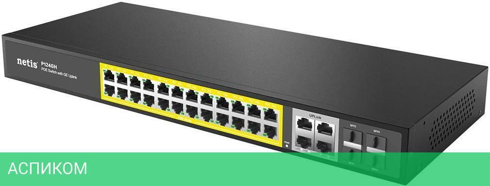 Коммутатор Netis P124GH