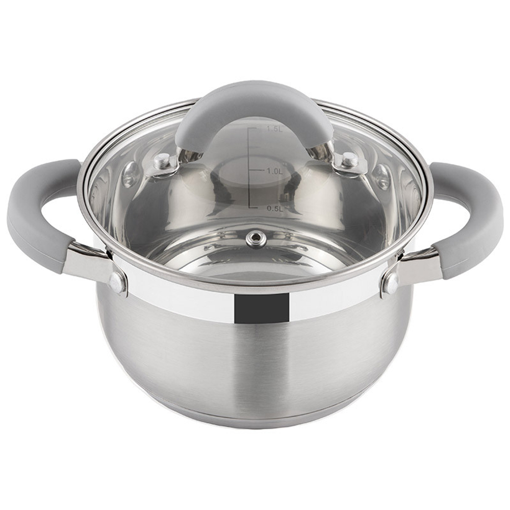 Кастрюля из нерж.стали Mallony Felicita (2.0л)