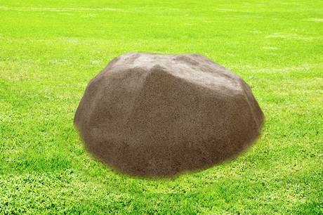 Декоративный камень на люк D180/80 - коричневый