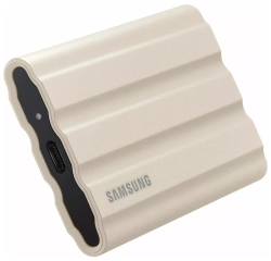 Внешний накопитель SSD 1Tb Samsung T7 Shield ( MU-PE1T0K/WW ) USB 3.2 Type C Бежевый
